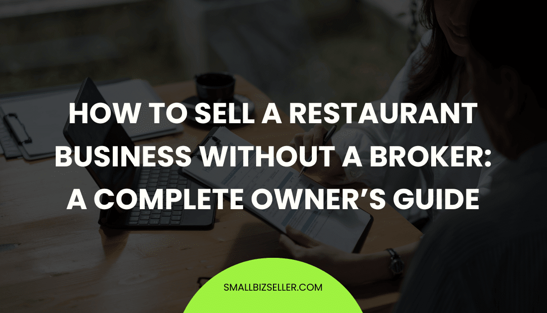 how to sell a restaurant business